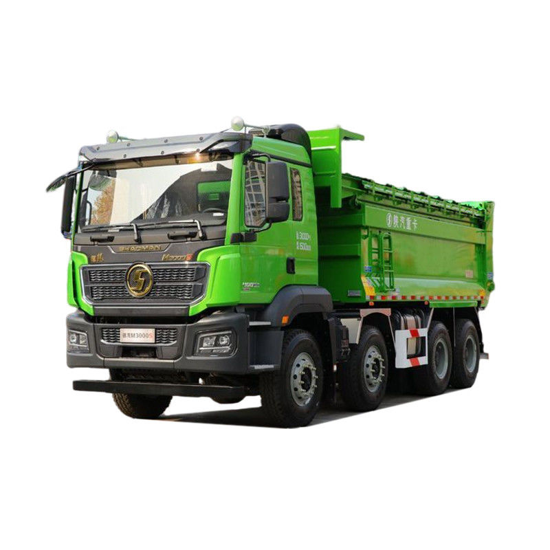 수동변속기 Shacman 400hp 8x4 광산용 무거운 광산 덤프 틱퍼 트럭