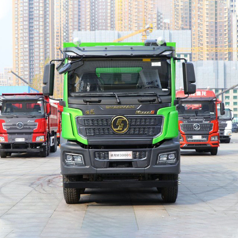 수동변속기 Shacman 400hp 8x4 광산용 무거운 광산 덤프 틱퍼 트럭