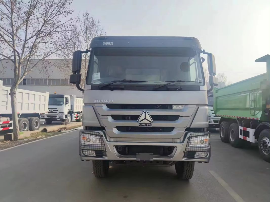 400HP Sinotruk Howo LHD 12 휠 8x4 팅퍼 트럭 수동 변속기와 함께 덤프 트럭