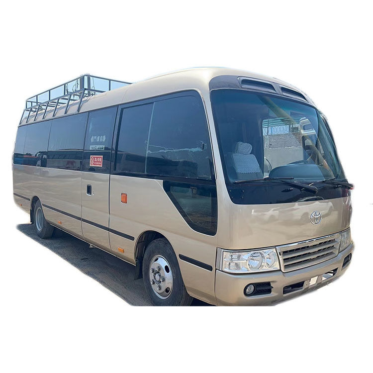 30 좌석 토요타 코스터 버스 좋은 상태 LHD 좌석 용량 30 7.00R16 타이어 30 좌석