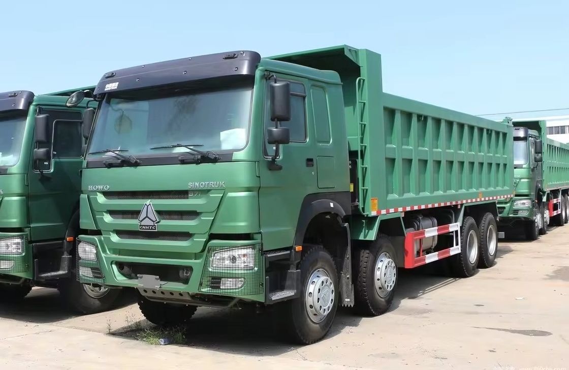시노트럭 호우 30톤 6x4 375hp 사용 된 틱퍼 트럭 세그먼트 무거운 트럭과 함께 덤프 트럭