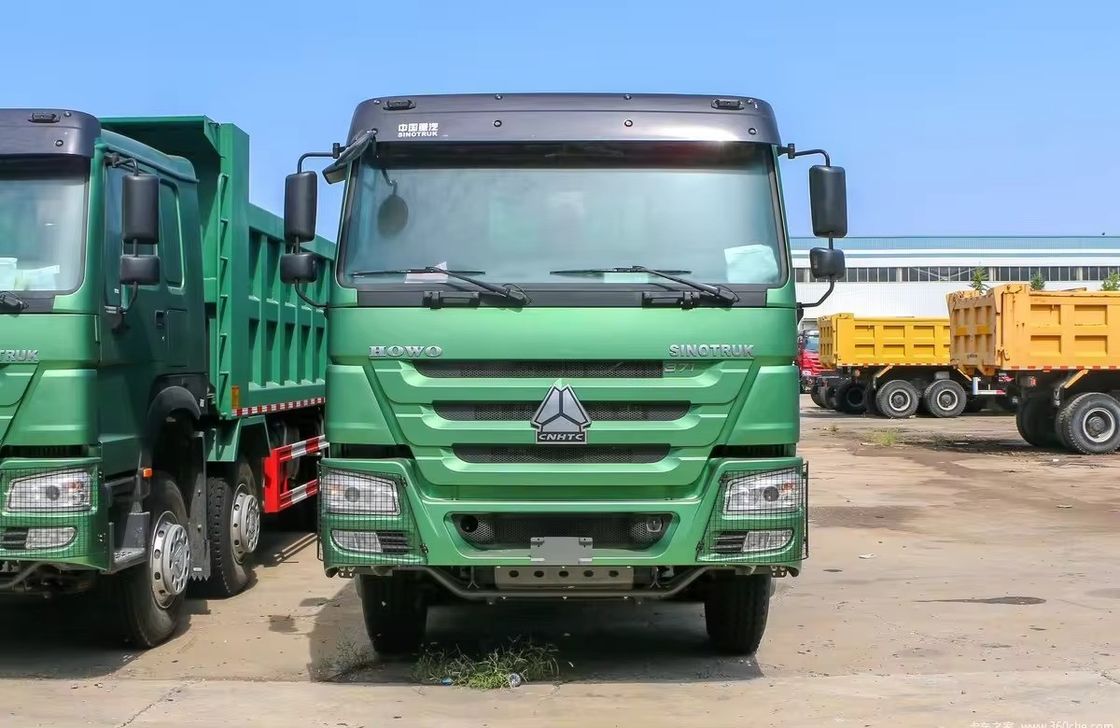 시노트럭 호우 30톤 6x4 375hp 사용 된 틱퍼 트럭 세그먼트 무거운 트럭과 함께 덤프 트럭