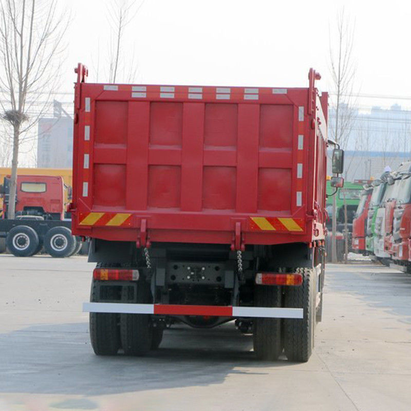 중고용 380HP 8x4 8.5m HOWO 덤프 트럭 총 차량 무게 ≥30T 및 터치 스크린