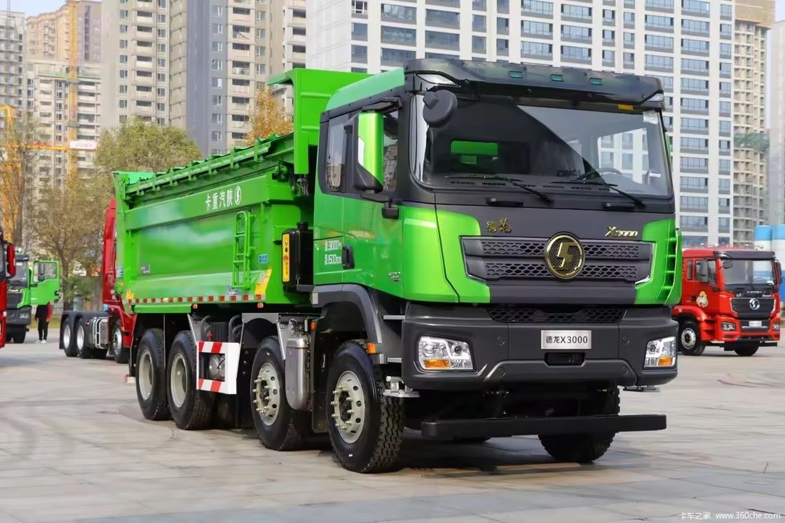 도시 건설 SHACMAN X3000 시리즈 400HP 8 * 4 디젤 연료 유형과 함께 덤프 트럭