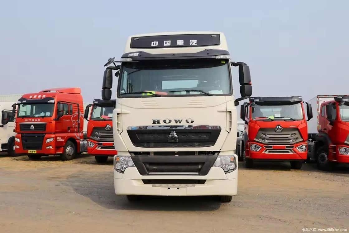 시노트룩 호우 6x4 10 휠 트랙터 트럭 사용 371hp 440hp 실린더 6 타이어 10번