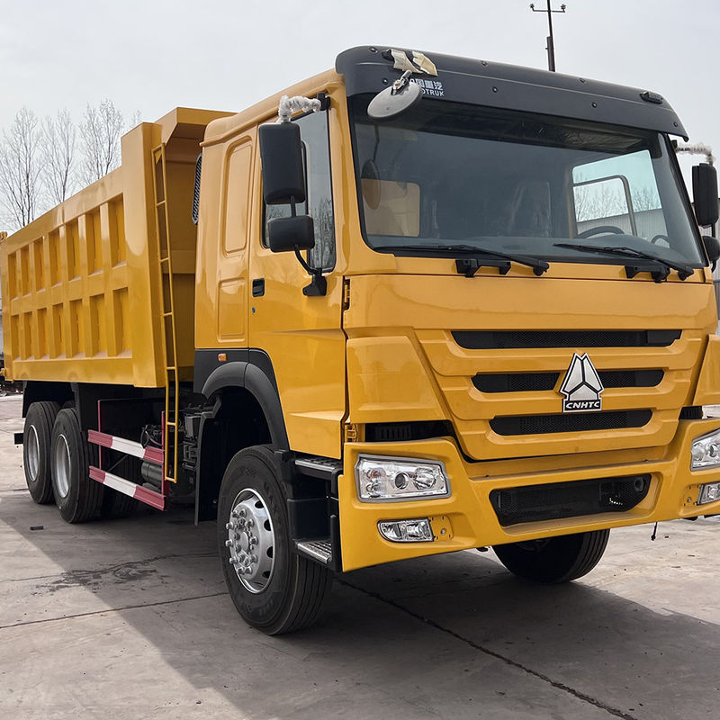 6x4 호우 트럭 사용 된 틱퍼 HOWO 틱핑 덤퍼 트럭 중고 덤퍼 트럭 370HP