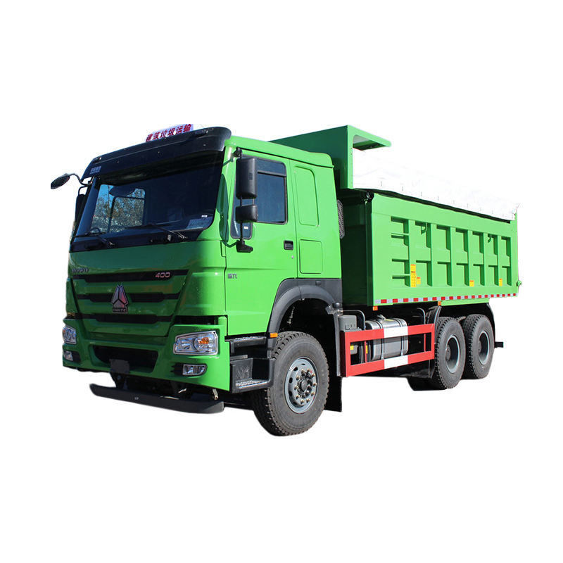 시노 트럭 호우 400hp 6x4 8m3 20cbm WP12.400E201 엔진을 가진 덤프 틱퍼 트럭
