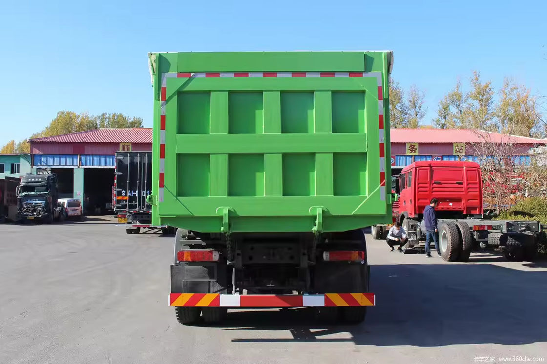 시노 트럭 호우 400hp 6x4 8m3 20cbm WP12.400E201 엔진을 가진 덤프 틱퍼 트럭