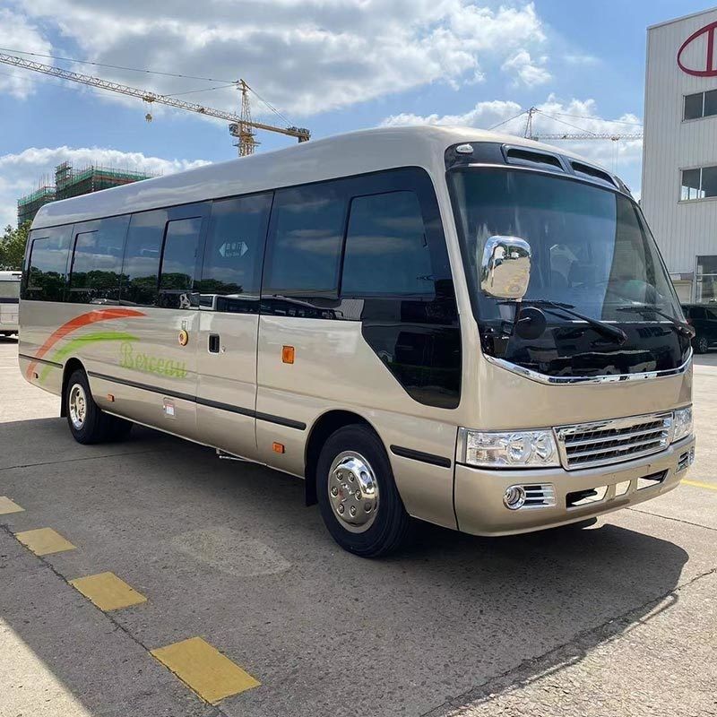 30 좌석 RHD LHD 코스터 버스 215/75R17.5 타이어와 30 1 좌석 용량