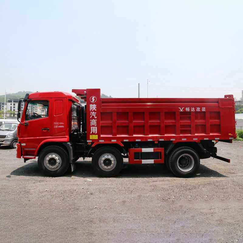 샤크맨 x6 6x2 25톤 유로 2 220hp 틱퍼 트럭 멀티미디어 시스템이 없는 덤프 트럭