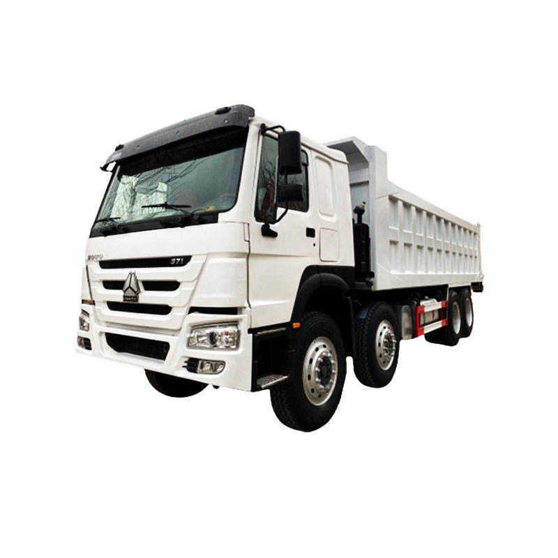 420hp 8x4 12 휠러 사용 된 300-400L 연료 탱크 용량으로 Howo