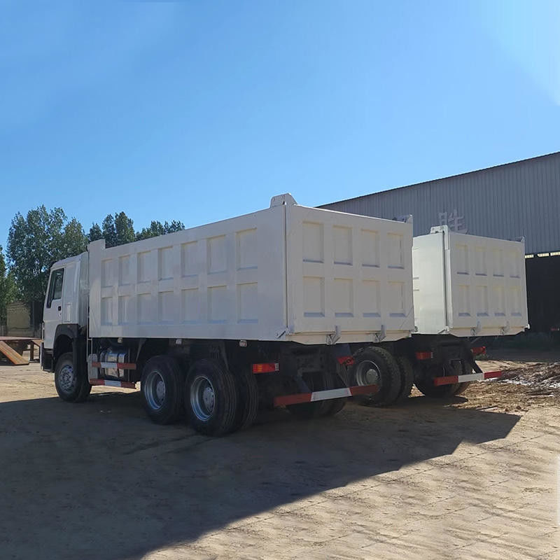 하우 6x4 30m3 40tons 12 바퀴 장거리 운송용 중량 덤프 트럭