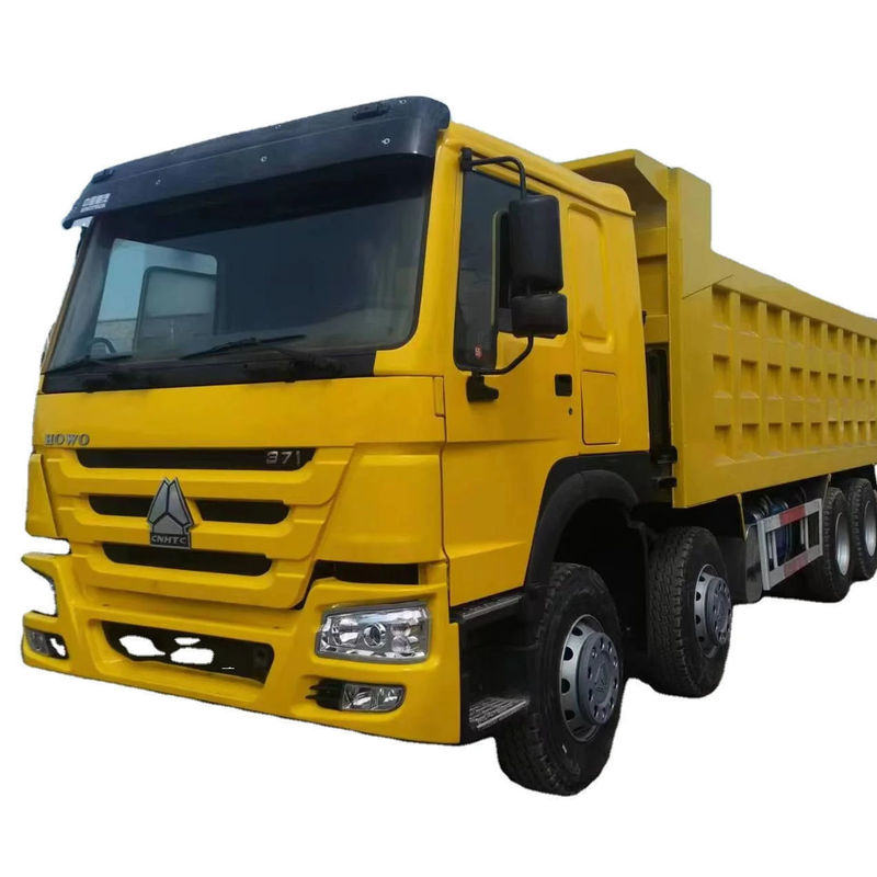완전히 리모델링 된 사용 된 Howo 8x4 371hp 20-24 큐브 미터 티퍼 트럭 덤퍼 디젤