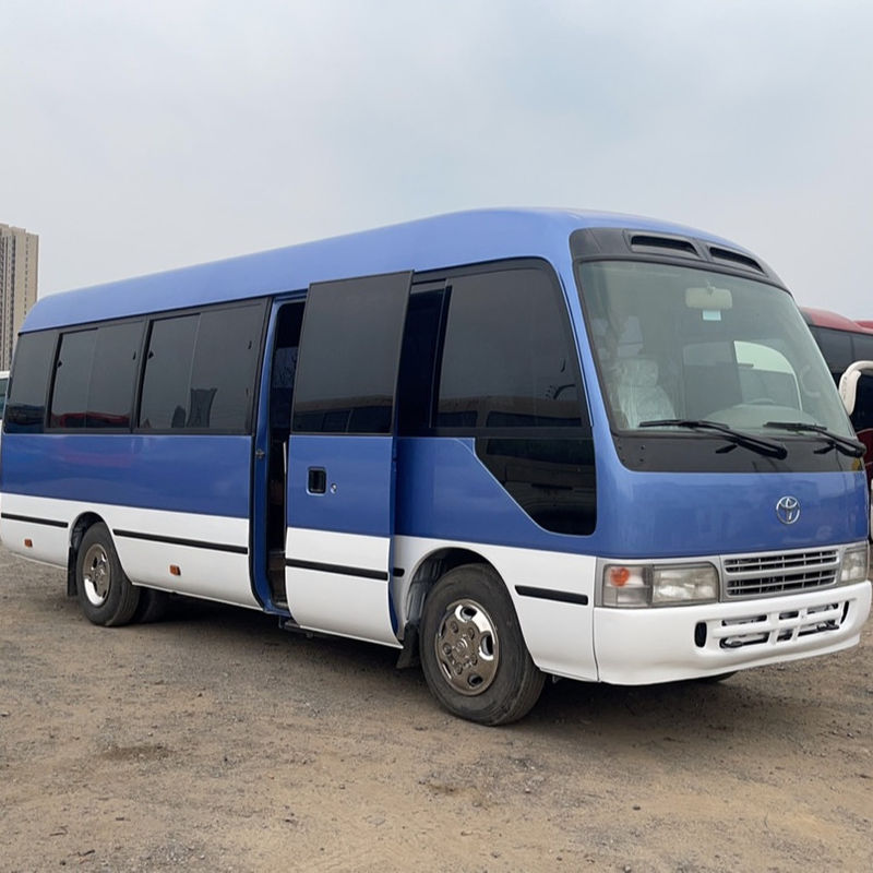 유로 3 배출량 표준 25 좌석 사용 토요 타 코스터 학교 버스 초고속 69 Km/h