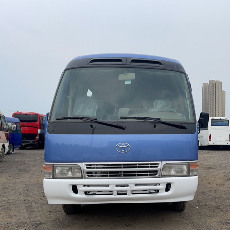 유로 3 배출량 표준 25 좌석 사용 토요 타 코스터 학교 버스 초고속 69 Km/h