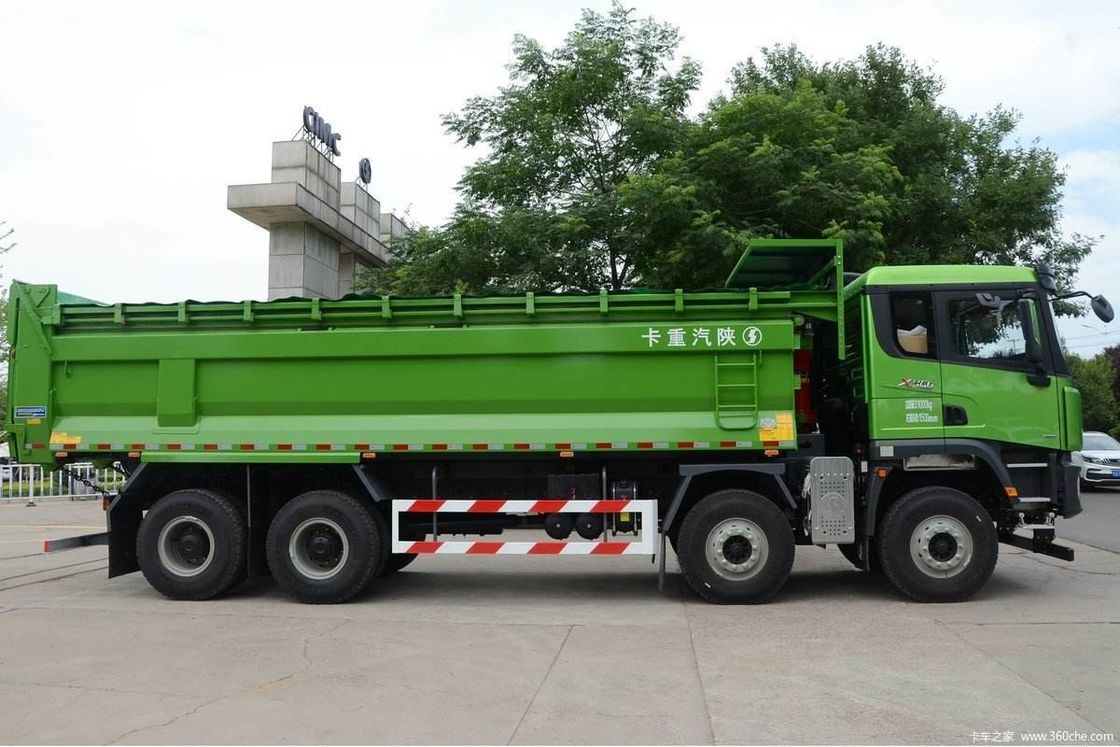 500-600L 연료 탱크 용량 샤크만 X3000 8x4 중량 덤프 틱퍼 트럭 25 M3 30-50 톤