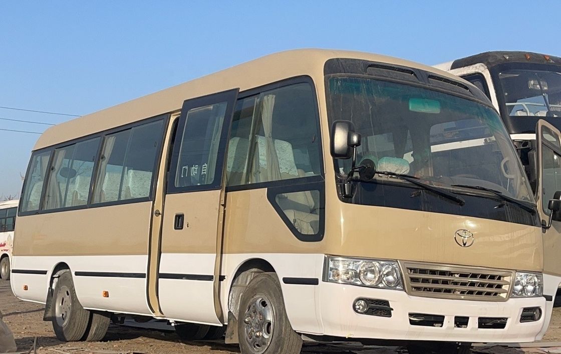 일본 토요 타 코스터 30석 LHD 버스 DF5S410 기어박스 및 최고 속도 91 110 km/h