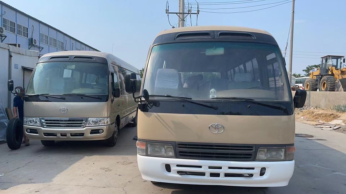 수동변속기 7m LHD 중고용 여객용 미니버스 30석 오버스터 사용된 버스