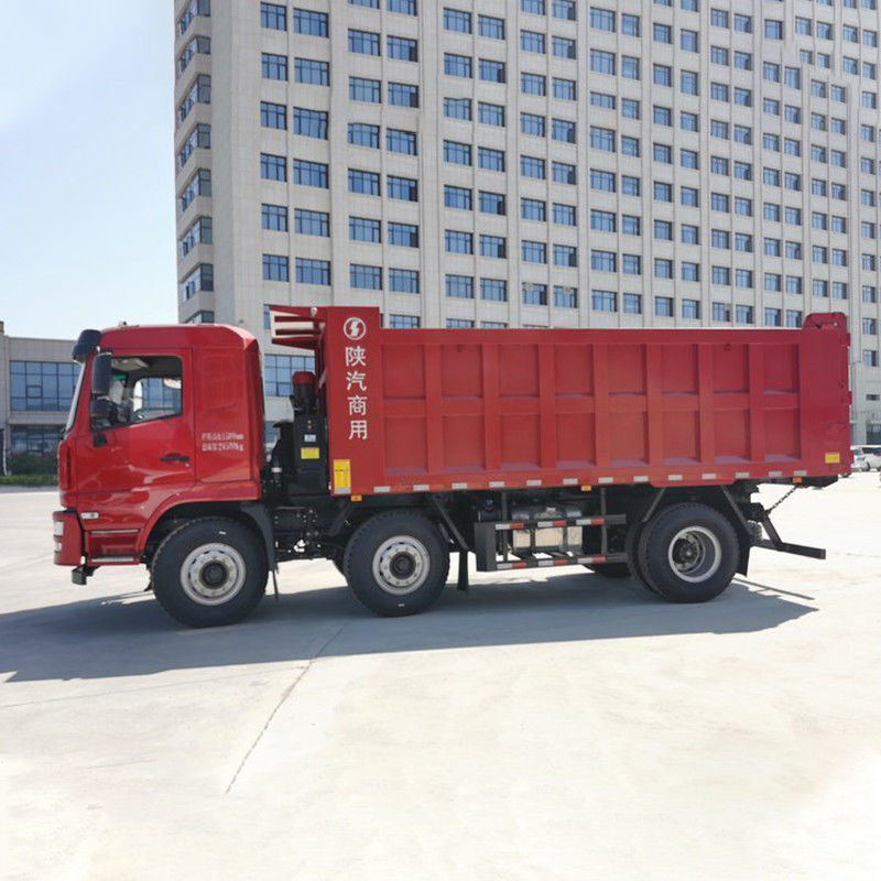 중고 Shaanxi 자동차 상업용 차량 Xuande X6 220HP 6X2 4.5m 2명의 승객을 위한 덤프 트럭