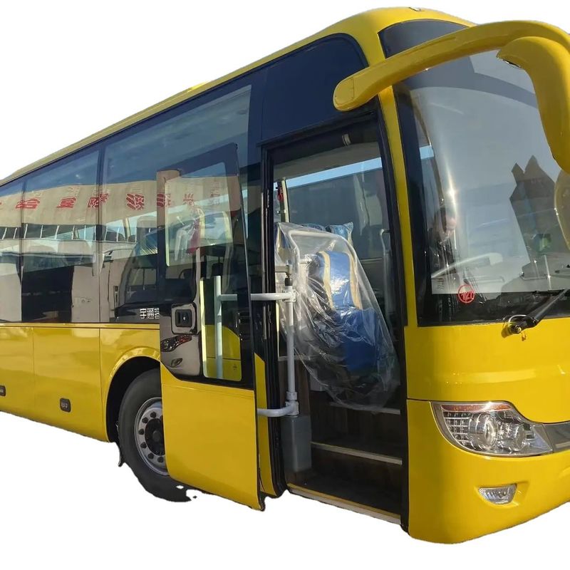 사용 된 65 좌석 ZK6121 12m 코치 버스 8.4L 배량 및 좌측 스티어링 휠