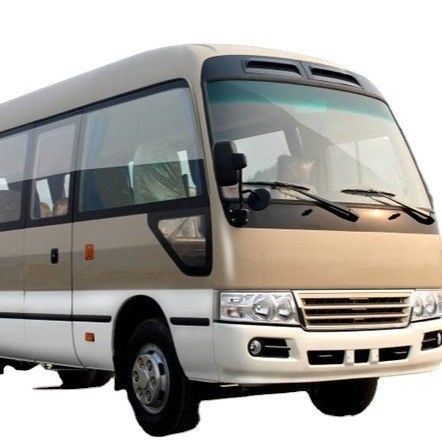 맥스 토크 340Nm/rpm 22 좌석 코스터 버스 7.7m 디젤 앞 엔진 왼쪽 핸드 드라이브 버스