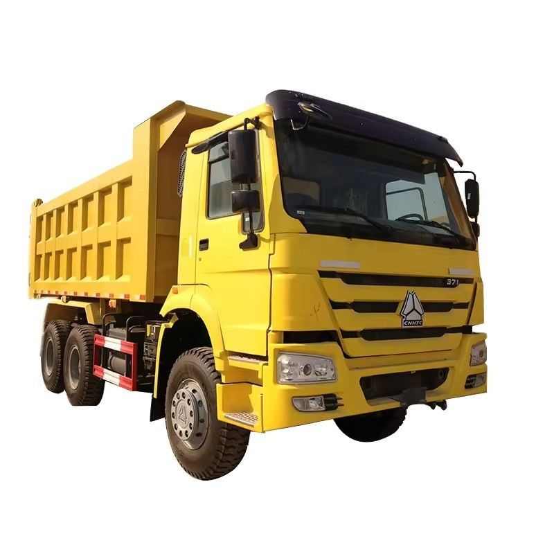 강력한 HOWO 6x4 430hp 티퍼 트럭 19CBM 박스 및 연료 탱크 용량 300-400L