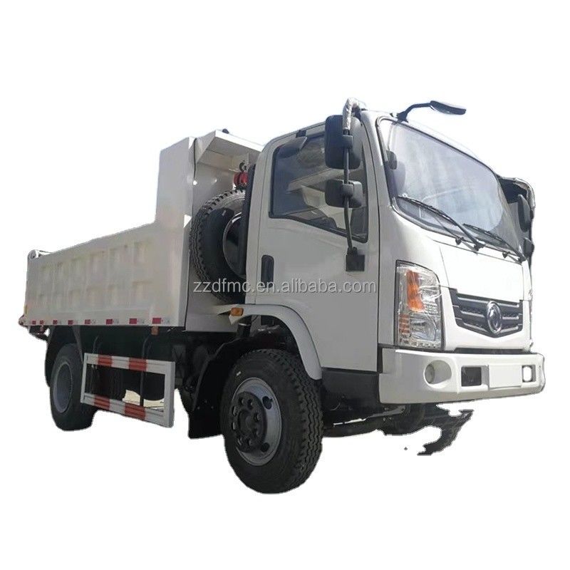멀티미디어 시스템 없음 흰색 HOWO 6x4 371hp 30 톤 티퍼 트럭 25CBM 박스