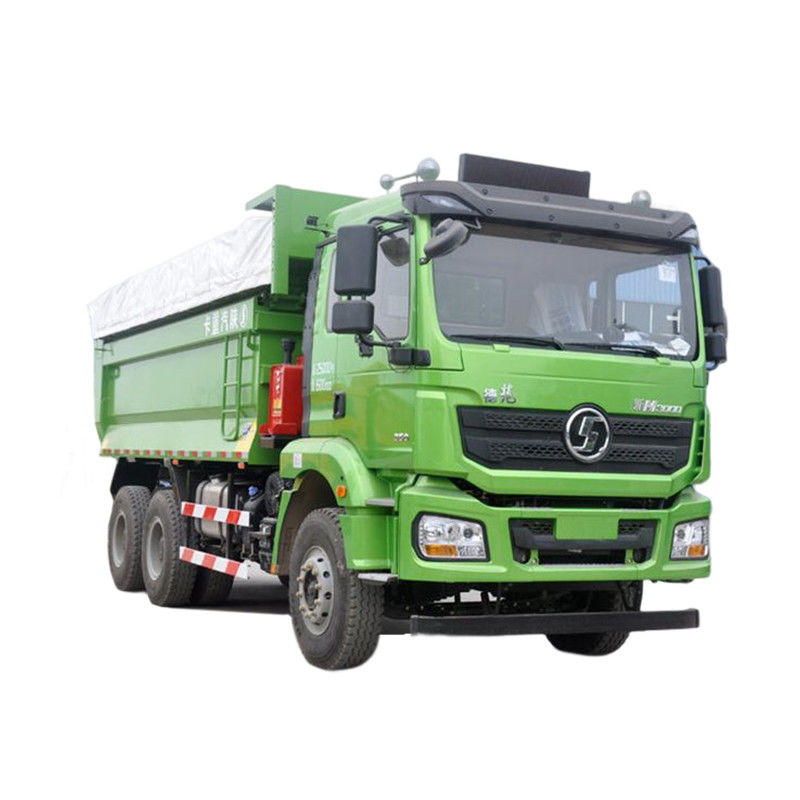 EURO 5 샤크만 6*4 350hp 건설 현장 토양 운송용 사용 된 덤프 틱퍼 트럭