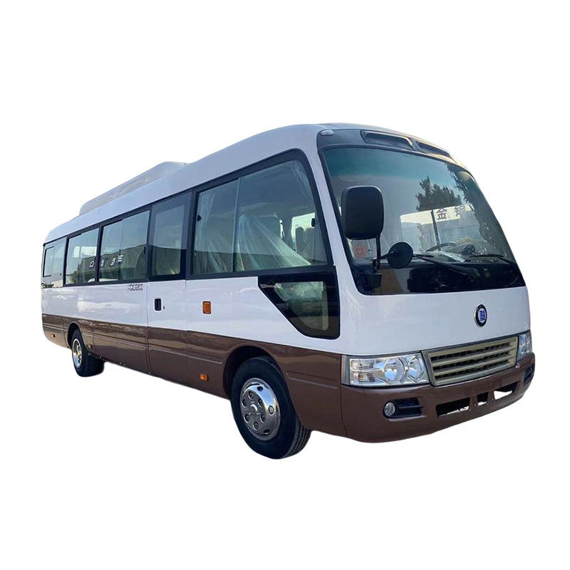 LHD RHD 30 좌석 70L 연료 탱크와 4500-6700ml 배포량 토요 타 코스터 버스