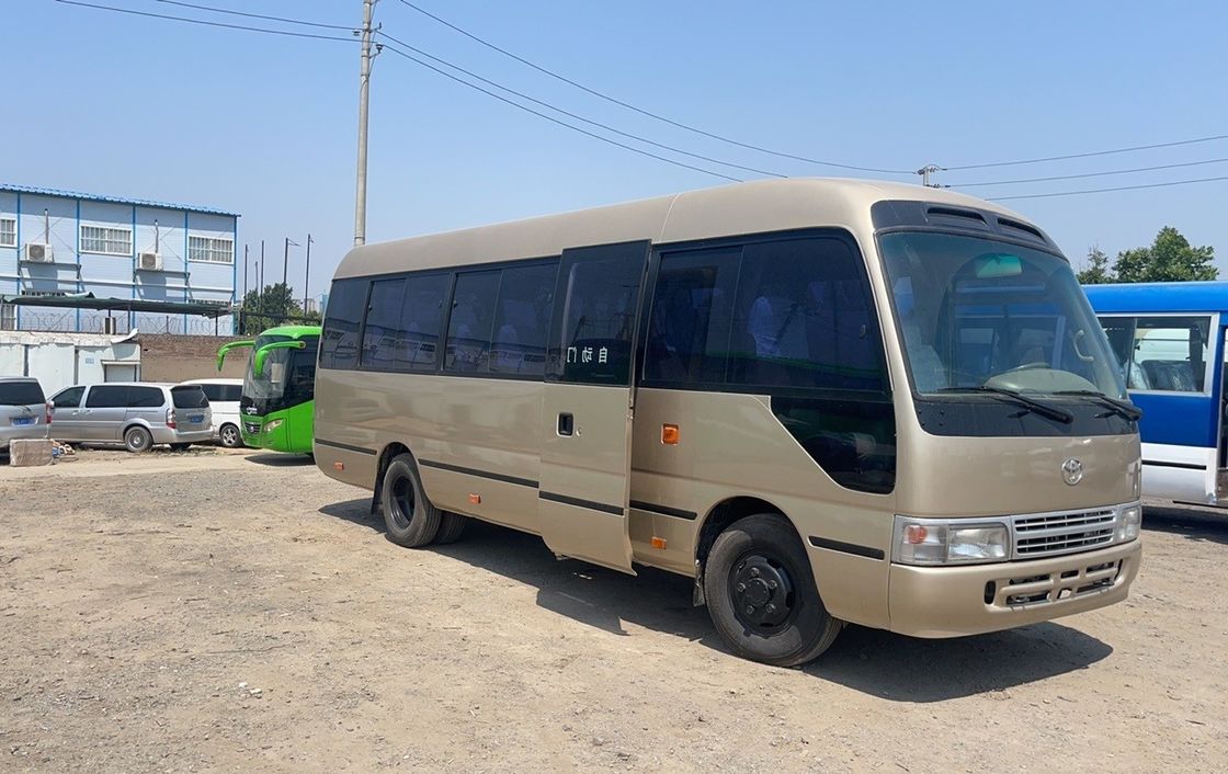 6990*2025*2600mm 120 Km/h 디젤 유로 3 수동 코스터 30 좌석 7m 미니 사용 코스터 버스