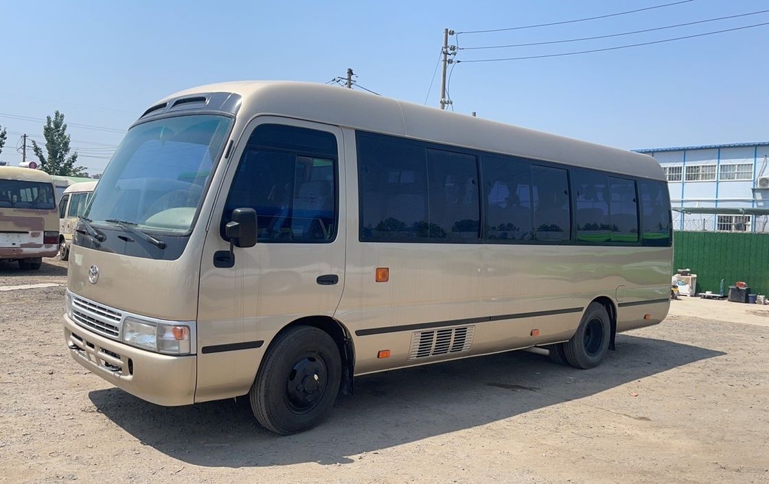 6990*2025*2600mm 120 Km/h 디젤 유로 3 수동 코스터 30 좌석 7m 미니 사용 코스터 버스