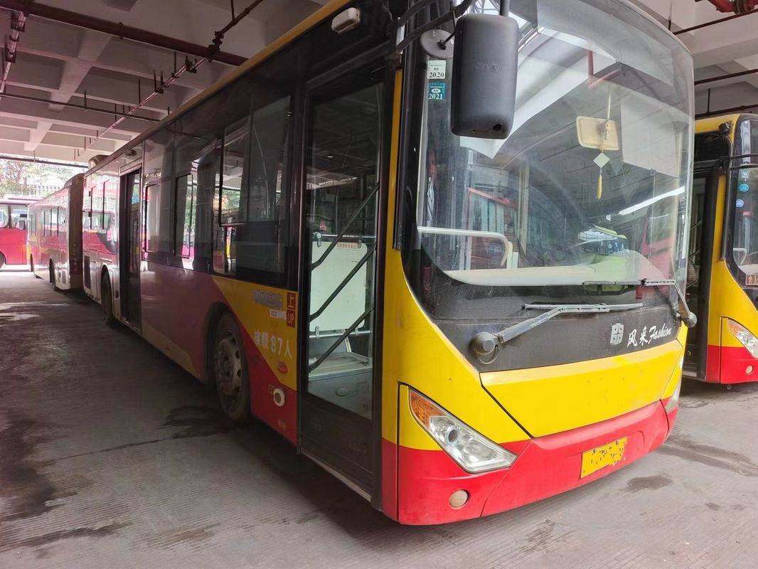 사용 된 CNG 버스 12m 87 여객 좌석과 독립적이지 않은 에어컨 장착