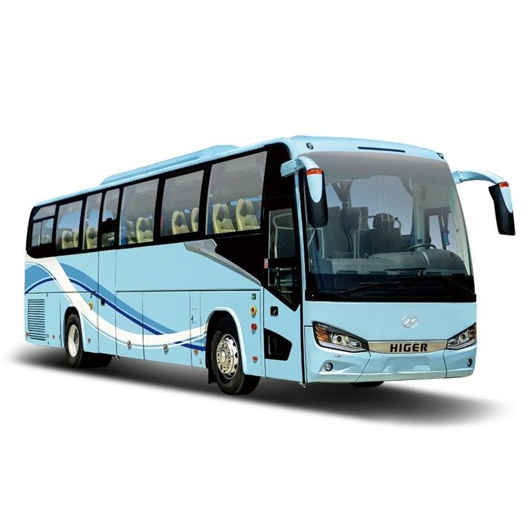 50석 디젤 럭셔리 코치 버스, 편안한 좌석과 독특한 색상 디자인