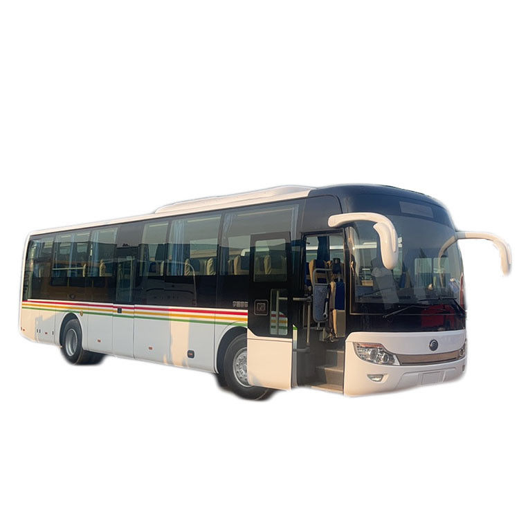 YC6S330-30 엔진 모델 55 좌석 사용 된 복면 승차 버스 ABS B2B로 장착