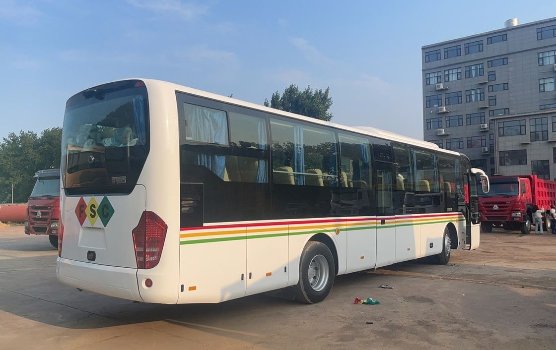 YC6S330-30 엔진 모델 55 좌석 사용 된 복면 승차 버스 ABS B2B로 장착