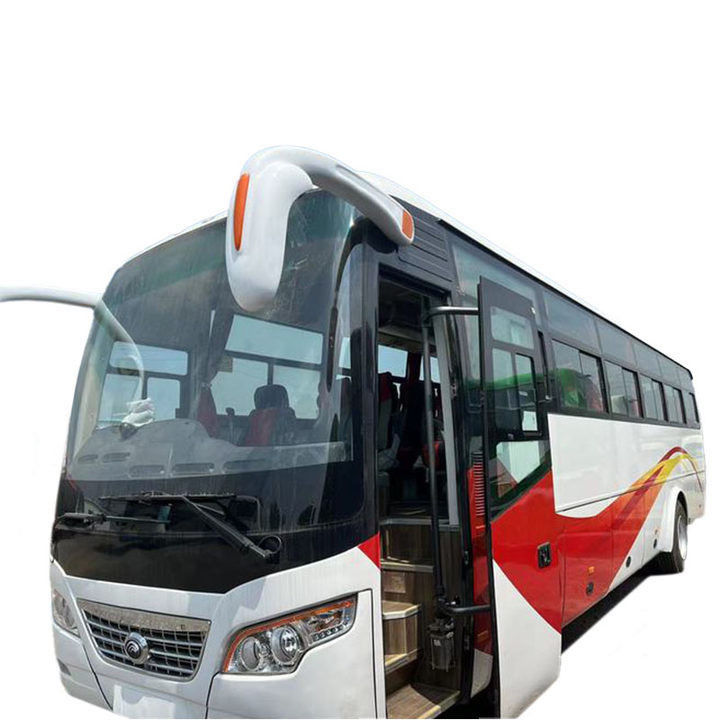 정비된 사용 된 오른손 구동 버스 6-8L 엔진 용량 12000*2500*3955mm