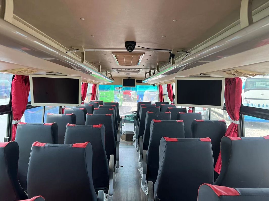 정비된 사용 된 오른손 구동 버스 6-8L 엔진 용량 12000*2500*3955mm