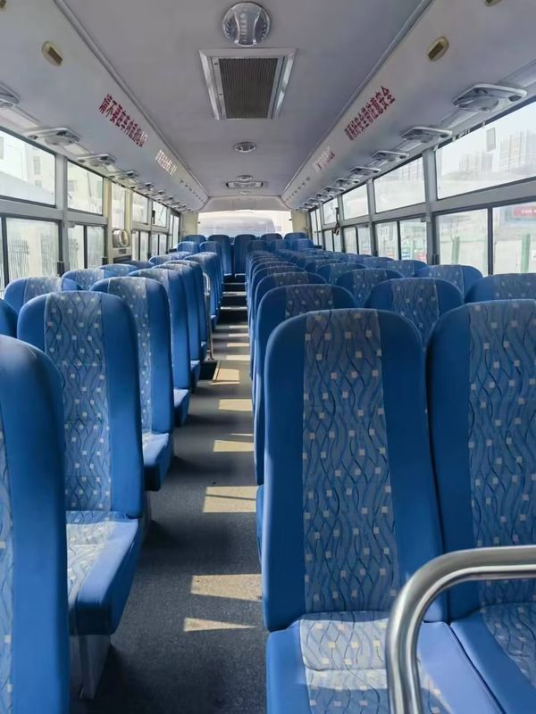 65 좌석 관광 럭셔리 사용 된 코치 버스 차시 모델 EQ6100KR4T 맥스.토크 800 Nm/rpm