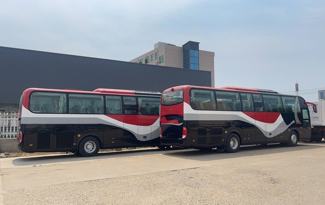 2200rpm 명산 속도 디젤 엔진 49 좌석 사용 된 코치 버스 높은 용량 여행