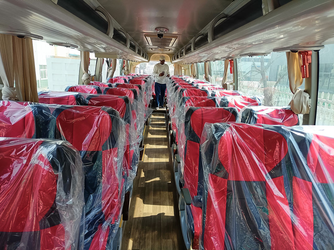 2200rpm 명산 속도 디젤 엔진 49 좌석 사용 된 코치 버스 높은 용량 여행