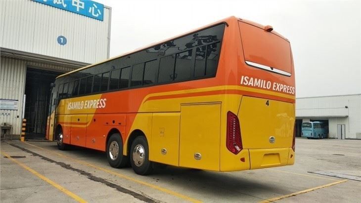 55석 LHD 드라이브 타입 도시 버스 럭셔리 코치 최고의 선택