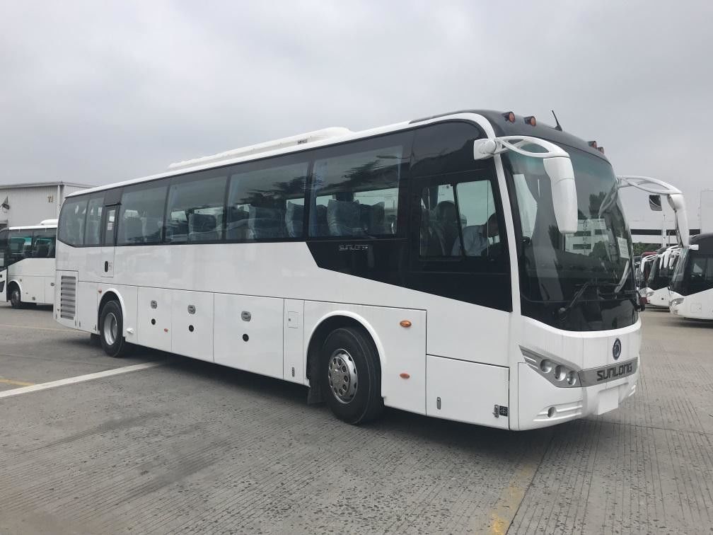 12000*2550*3830mm 사용 된 코치 버스 고급 RHD 버스 39 좌석과 2200rpm 등급 속도