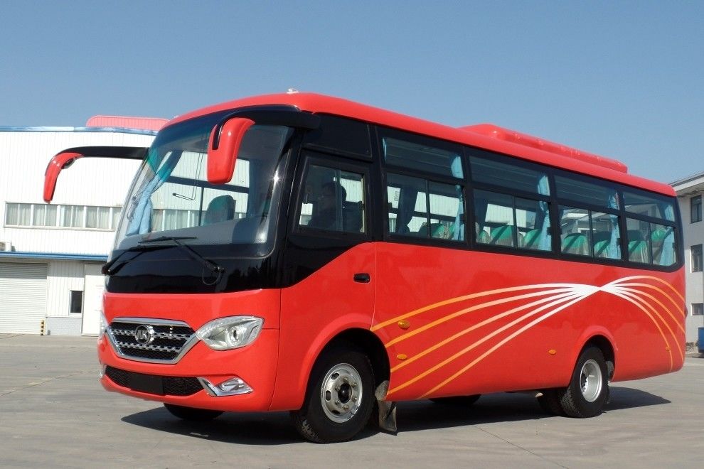 수동 변속기와 디젤 연료가 있는 고급 25-30석 관광 CNG 코치 버스