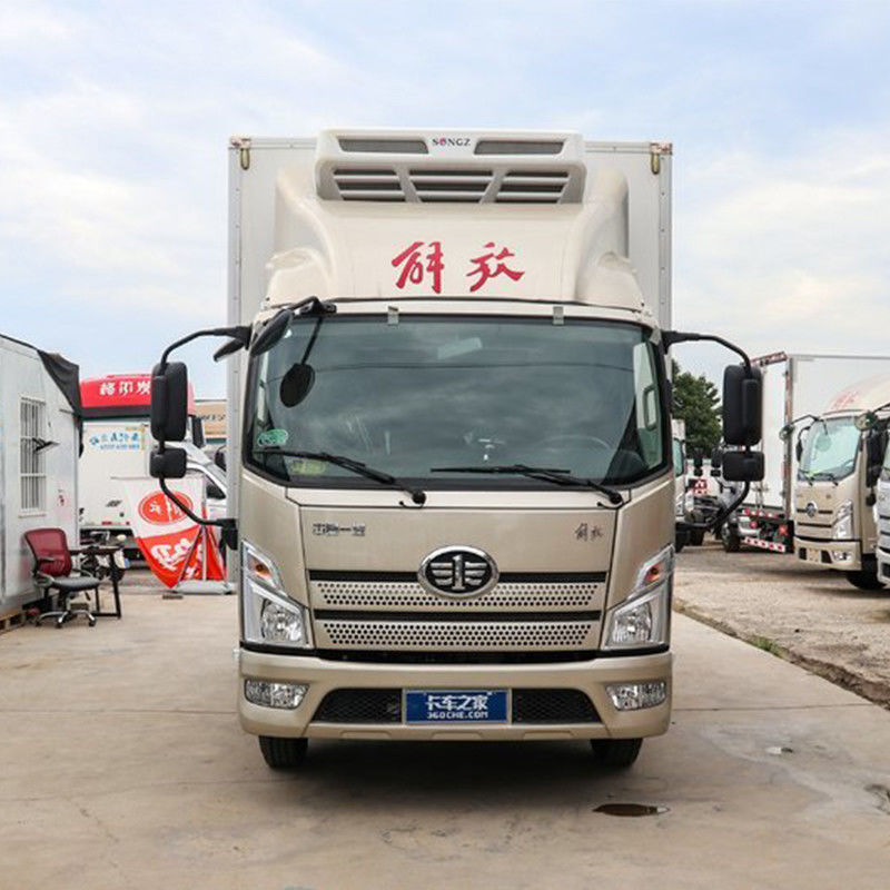 1-10T 용량 프로 Jiefang 냉장고 트럭 신선하고 냉동 제품을 위해
