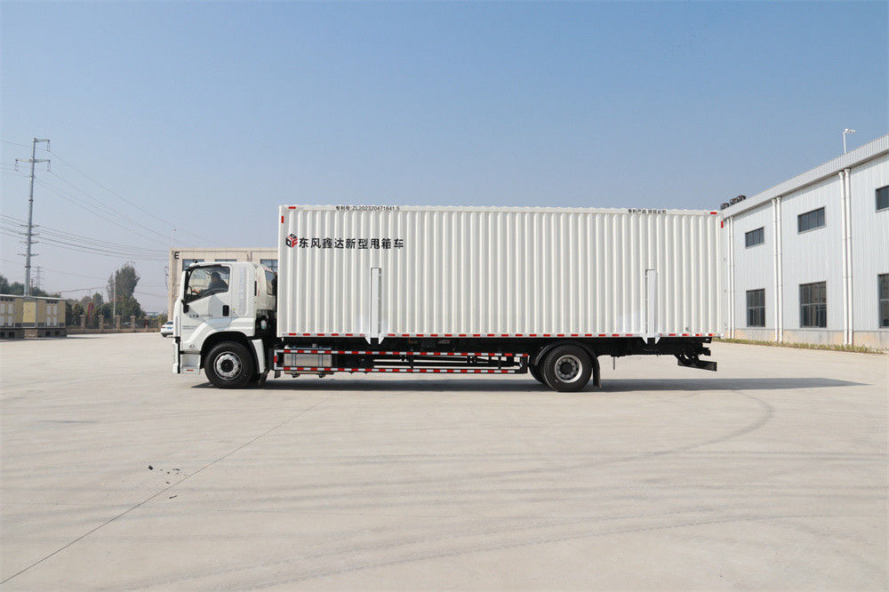 커스터마이징 이수즈 4*2 204hp 9.6m 59cbm 분리 가능한 교환 몸통 밴 화물 트럭