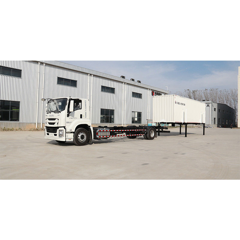 이수즈 4*2 12 톤 19CBM 45CBM 59CBM 차세대 기술용 중급 배달 화물 트럭