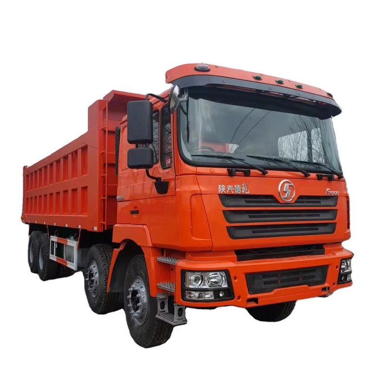 SHACMAN F3000 12 바퀴 8X4 유로 II 무거운 직무 380HP 엔진과 함께 전면 리프팅 덤프 트럭