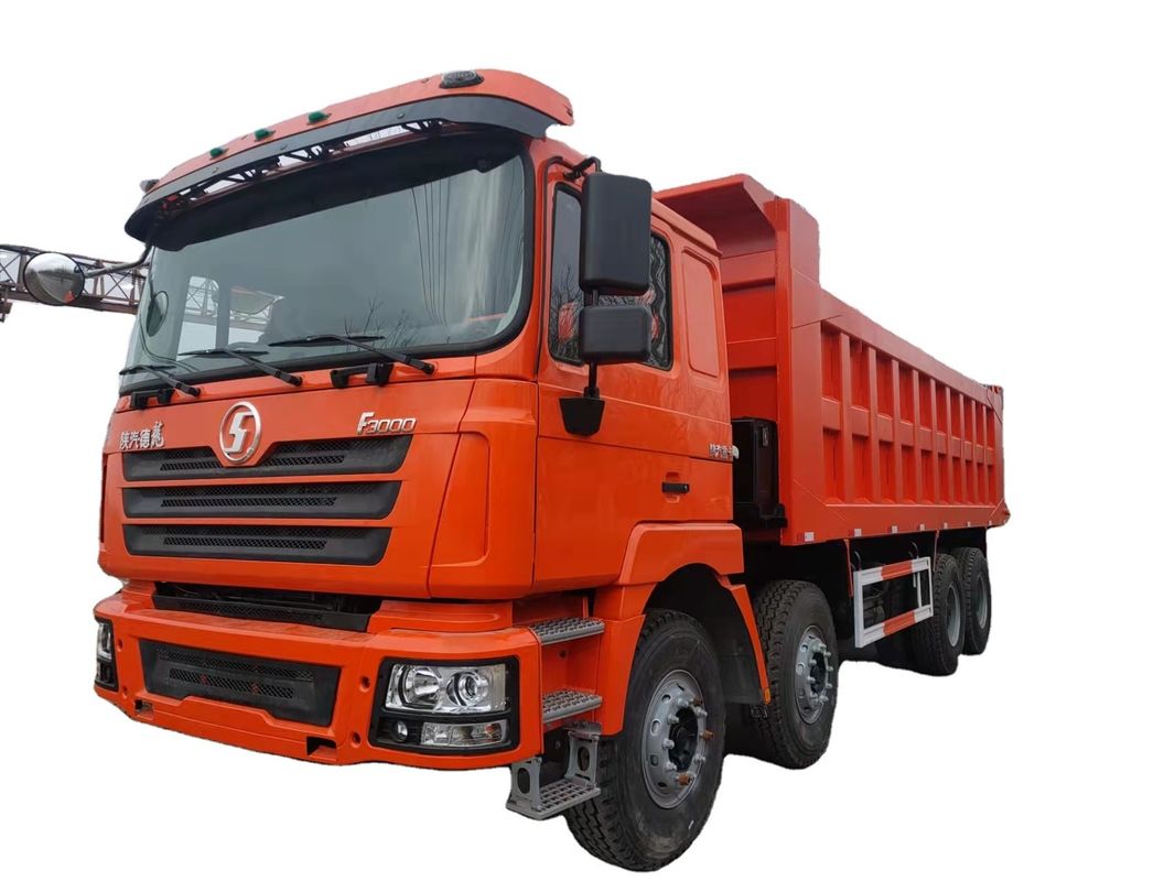 SHACMAN F3000 12 바퀴 8X4 유로 II 무거운 직무 380HP 엔진과 함께 전면 리프팅 덤프 트럭