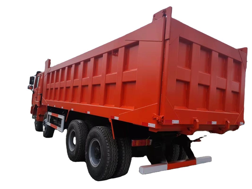 SHACMAN F3000 12 바퀴 8X4 유로 II 무거운 직무 380HP 엔진과 함께 전면 리프팅 덤프 트럭