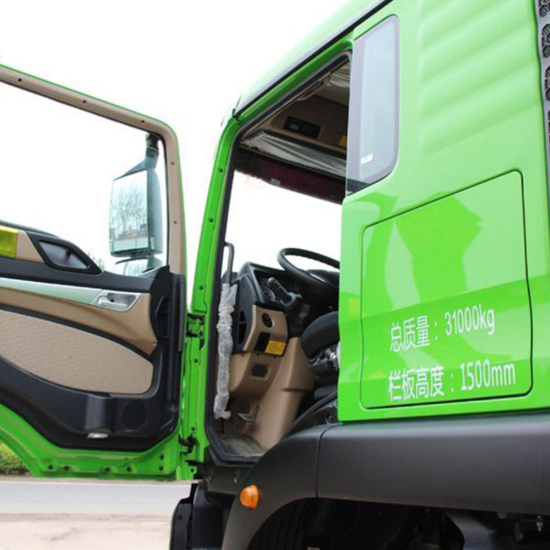 ABS 장착된 35t 유해 화물 중량 8x4 12 휠 LHD 덤프 트럭 건설용